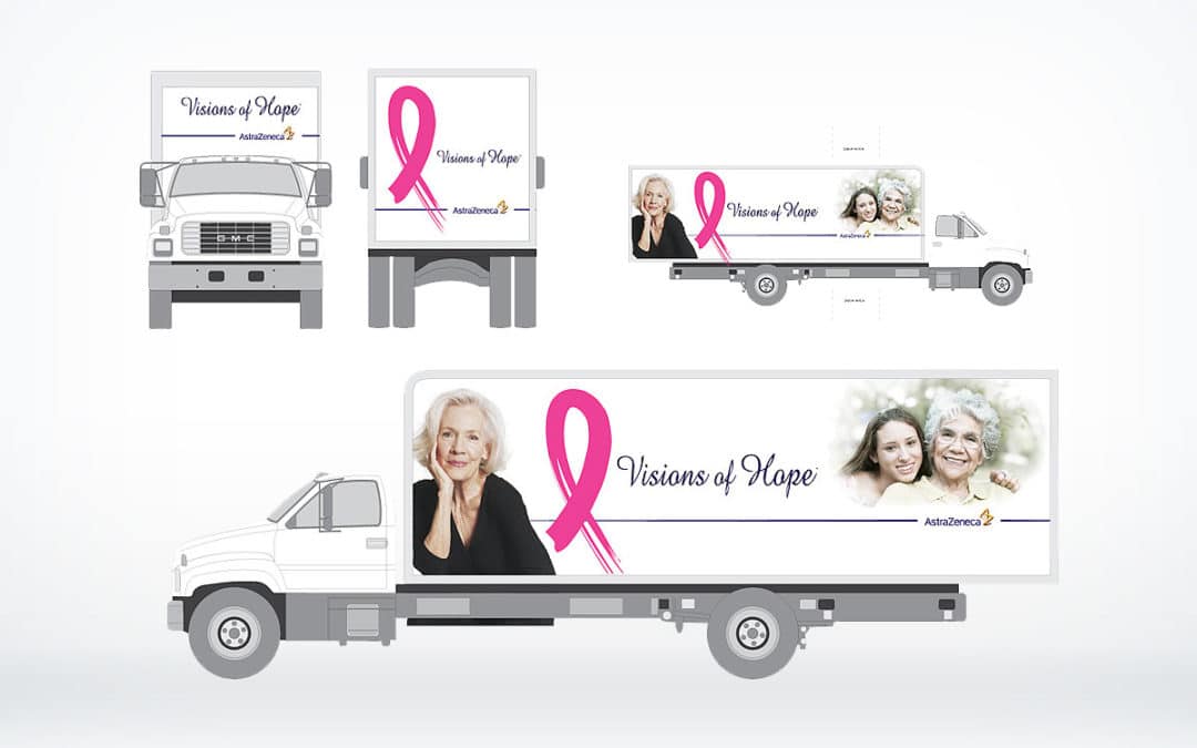 AstraZeneca Visions of Hope Truck Wrap