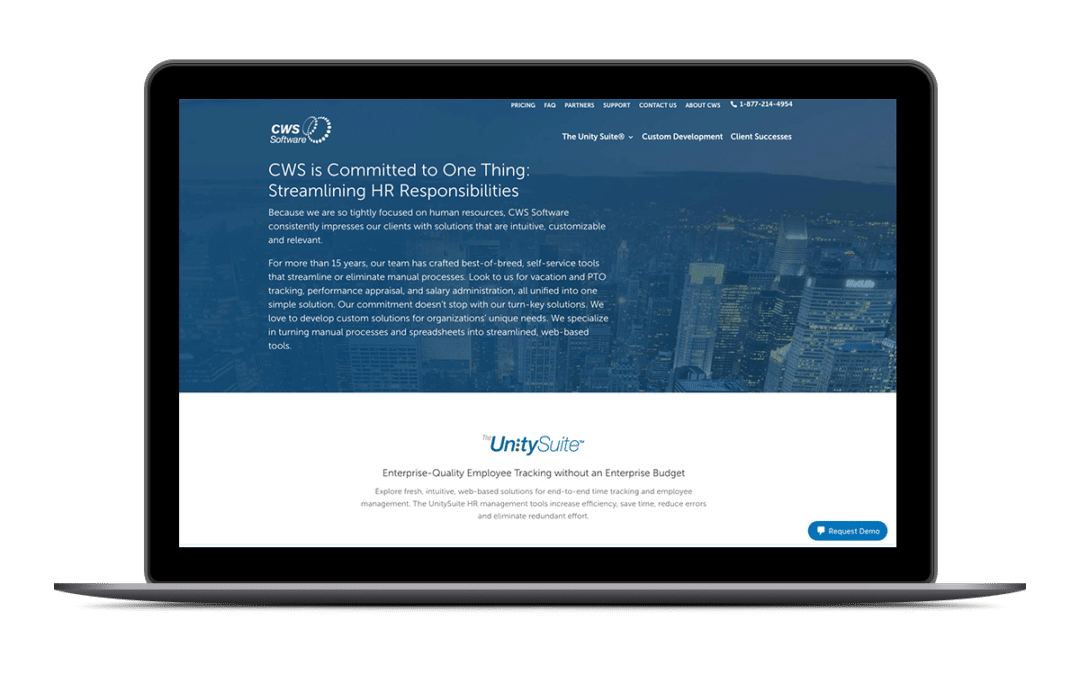 CWS Software Website Redesign