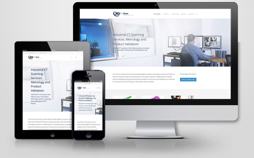 3DProscan.com Interactive Site, Video, and Marketing Materials