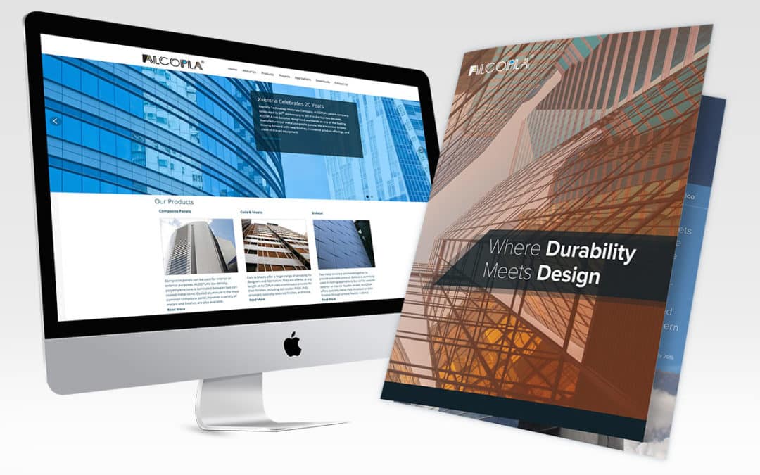 Alcopla.com Corporate Website Design & Marketing Strategy & Brochure