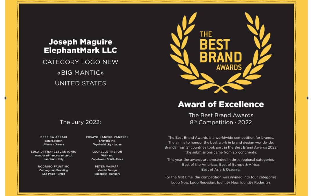 Elephantmark Won 2 More Awards from Best Brand Awards in 2022