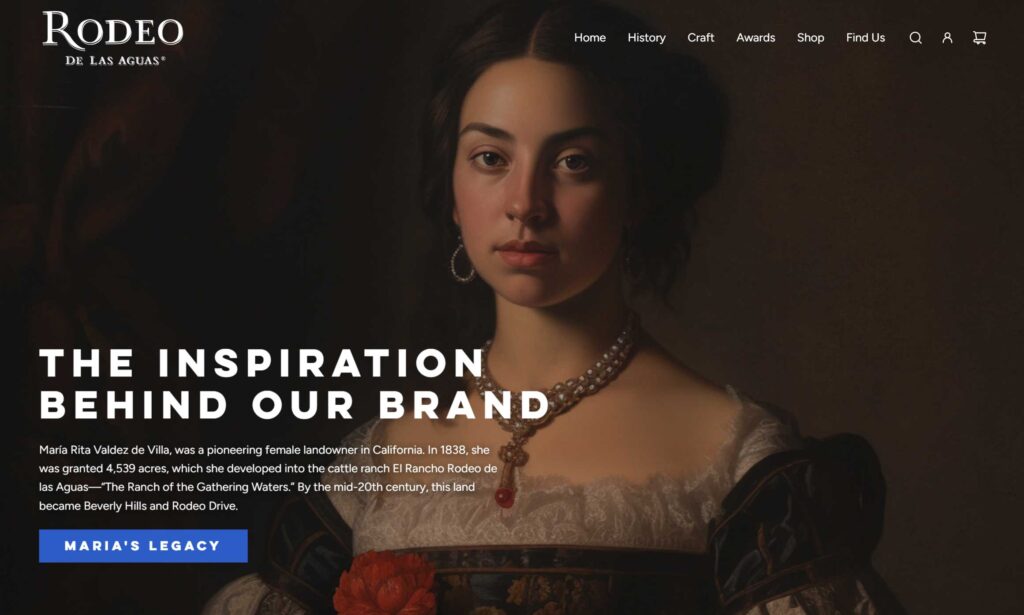 Shopify Website Design, Tequila and Spirits Website