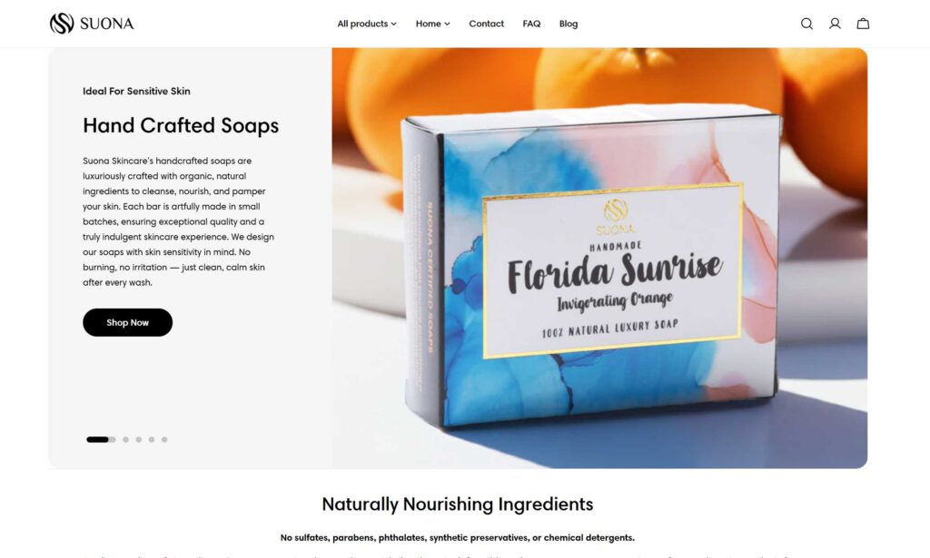 Soap Website, Shopify Website, Website Designs and Development