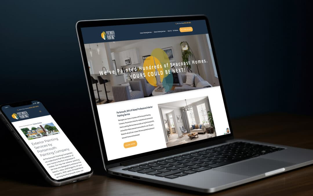 Case Study: How Portsmouth Painting Company Generated 2,100+ Organic Leads with a Redesign by ElephantMark