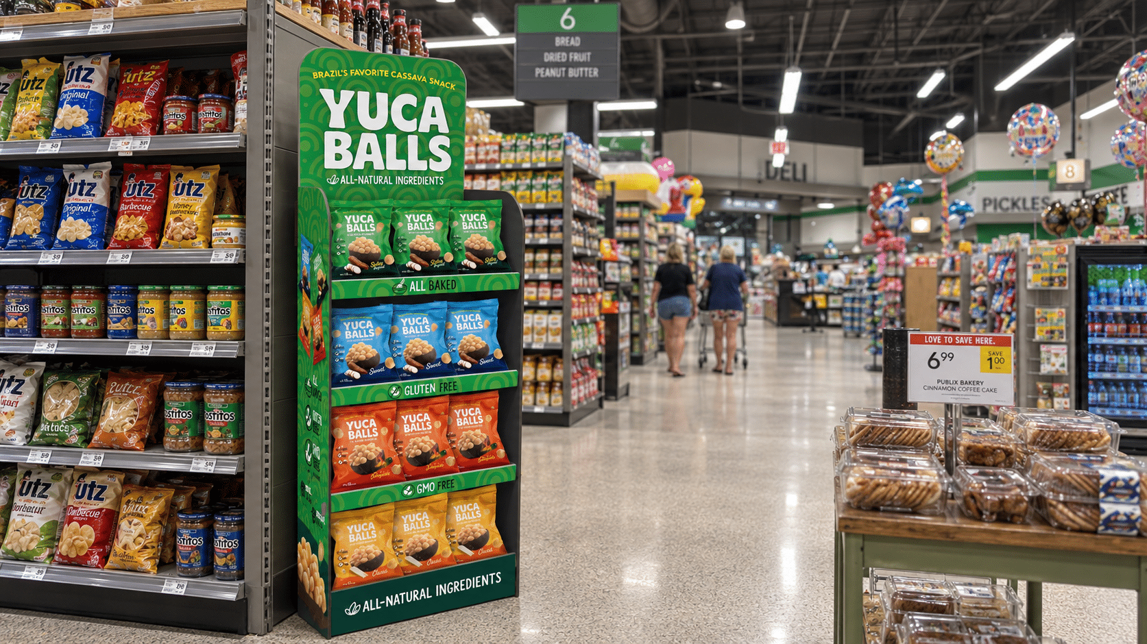 YUCA Balls Point of Purchase Display